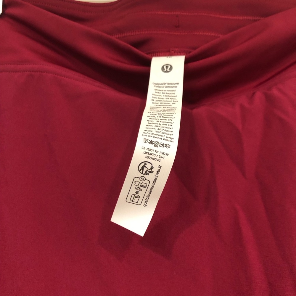 NWT Lululemon Lightweight High-Rise Tennis Skirt - Picture 5 of 6